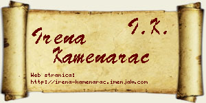 Irena Kamenarac vizit kartica